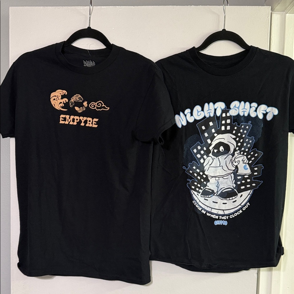 Empyre Black and Blue Graphic Tees